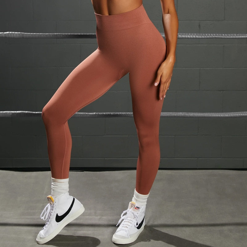 Calça Legging VITAL Clothes fitness sem costura cintura alta de alta compressão