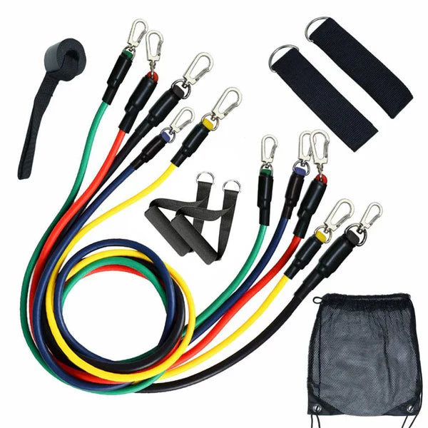 Kit 11 Elásticos para Treinar em Casa e Alcançar Resultados Rápidos - 45% OFF