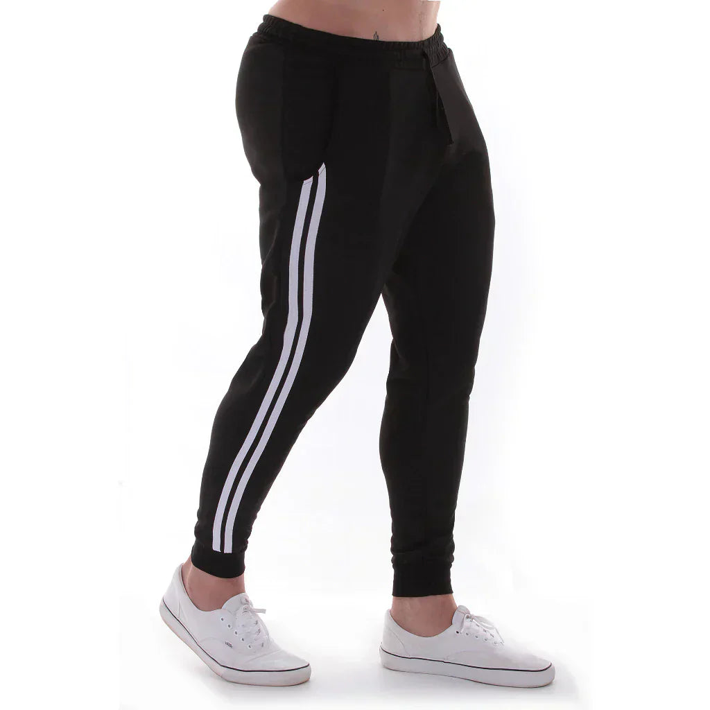 Calça Jogger Moletom Treino Academia Corrida Skynner Slim Fit