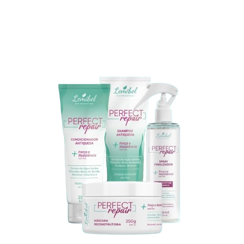 Kit Antiqueda Shampoo + Condicionador + Spray + Máscara