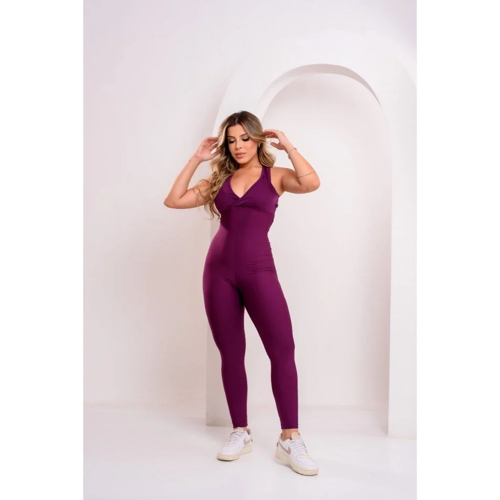 Kit com 2 Macacões Longos Fitness para Academia